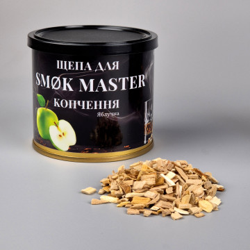 Щепа для копчения SMØK MASTER — Яблоня (в металлической банке, 240 мл)