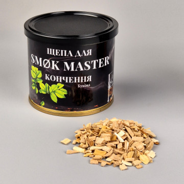 Щепа для копчения SMØK MASTER — Бук (в металлической банке, 240 мл)