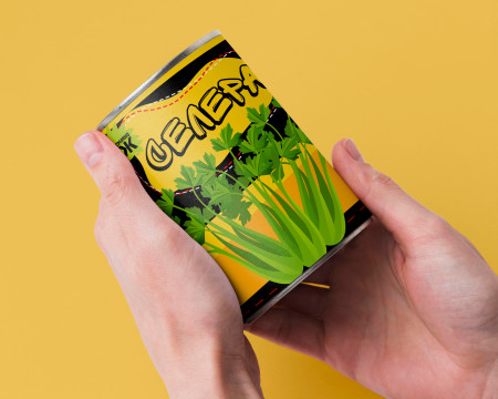 Консерва Сушена Селера Зелена - Сушені та Подрібнені Листя Та Стовбури Селери