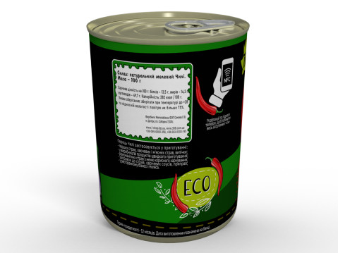 Консерва Червоний Перець Чилі Мелений