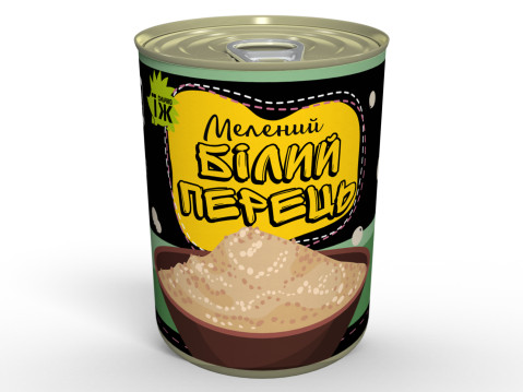 Консерва Мелений Білий Перець - Смакова Приправа Для Їжі та Напоїв