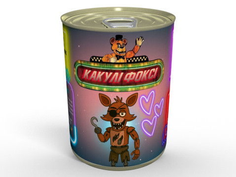 Консервовані Какулі Фоксі - Какулі Аніматроніка, Подарунок-Сюрприз Для Фаната Фнаф