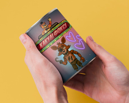 Консервовані Какулі Фоксі - Какулі Аніматроніка, Подарунок-Сюрприз Для Фаната Фнаф