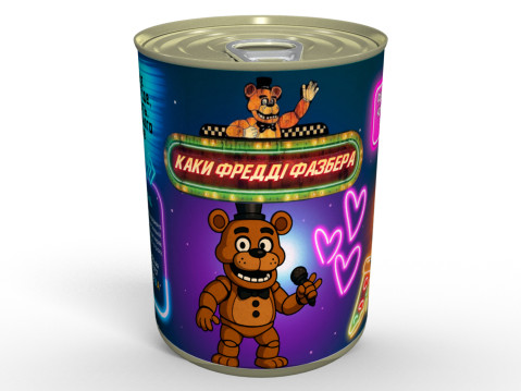 Консервовані Каки Фредді Фазбера - Какулі Аніматроніка, Подарунок-Сюрприз Для Фаната Фнаф