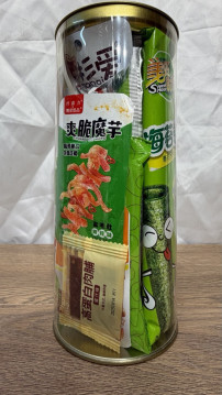 Китайський Мікс Тубус - Справжні Китайські Снеки В Подарунковому Тубусі Для Класного Настрою