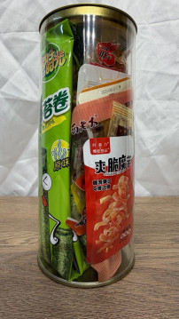 Китайський Мікс Тубус - Справжні Китайські Снеки В Подарунковому Тубусі Для Класного Настрою