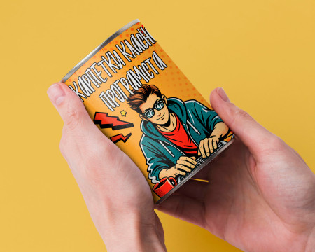 Консервовані Шкарпетки Класного Програміста - Смішний Та Корисний Подарунок