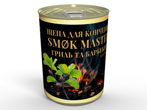 Натуральная ольховая щепа для копчения SMØK Master, 330 мл
