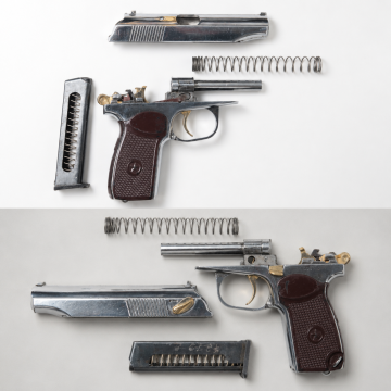 Пистолет травматического действия ПМР-9 Silver