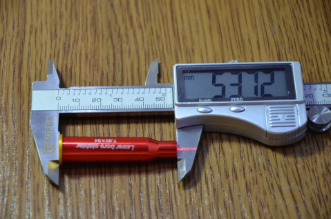 Лазерный патрон холодной пристрелки 7.62Х54