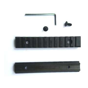 Планка Weaver 125mm стальная закругленная