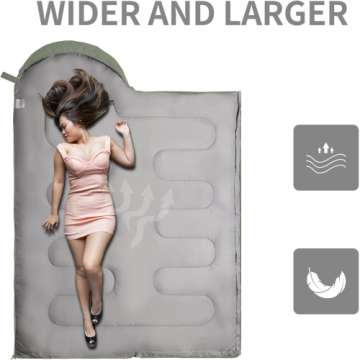 Спальний мішок WQ-SB05 Зелений