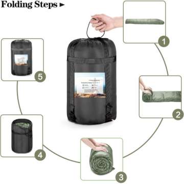 Спальний мішок WQ-SB03 Зелений