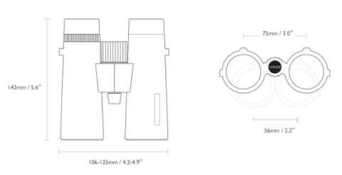 Бинокль Hawke Nature Trek 8x42 Top Hinge (Green)