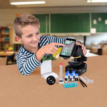 Микроскоп National Geographic 40x-640x (с адаптером для смартфона)