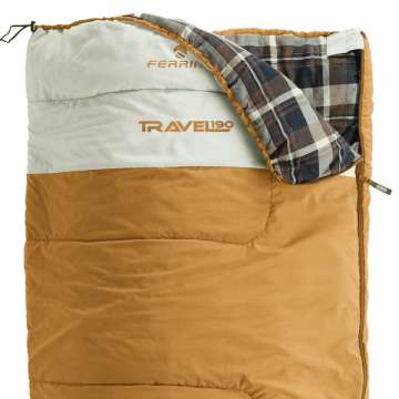Спальный мешок Ferrino Travel 190/+5°C Mustard Left (86352HMM)