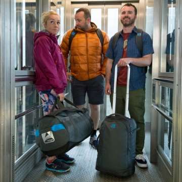 Сумка дорожная Vango Cargo 100 Carbide Grey/Volt Blue (RUNCARGO G38077)