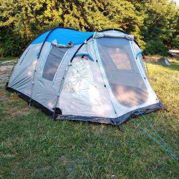 Палатка High Peak Santiago 5 Grey/Blue (11801)