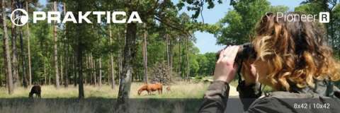 Бинокль Praktica Pioneer R 8x42 WP Blue