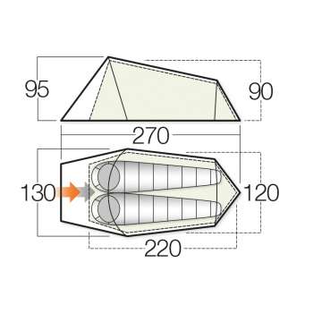 Палатка Vango Soul 200 Treetops (TERSOUL T15151)