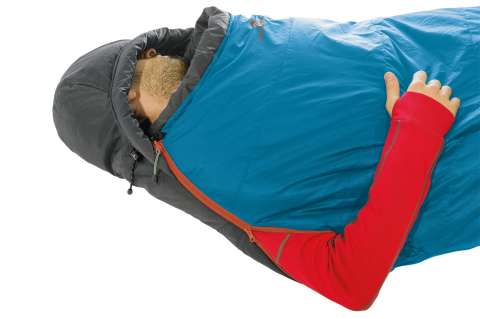 Спальный мешок Ferrino Nightec Lite Pro 600 L/-5°C Blue/Grey Left (86309HBG)