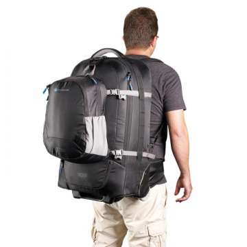 Сумка-рюкзак на колесах Caribee Fast Track 75 VI Black