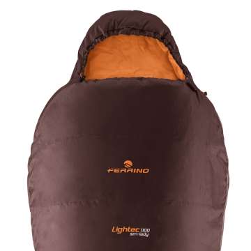Спальный мешок Ferrino Lightec SM 1100 Lady/-3°C Nut/Yellow Left (86649INN)