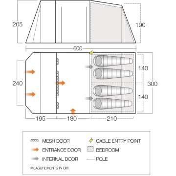 Палатка Vango Stargrove II 450 Herbal