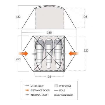 Палатка Vango Tryfan 300 Pamir Green