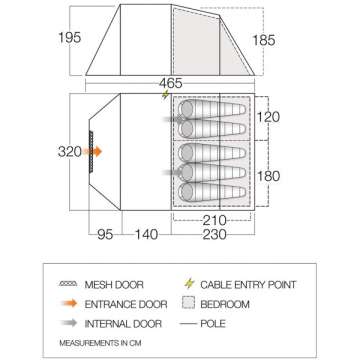 Палатка Vango Winslow II 500 Herbal (TEQWINSLOH09177)