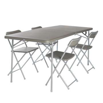 Стол со стульями Vango Orchard XL 182 Table and Chair Set Grey (TBNORCHARG10TET)