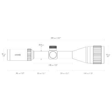 Прицел оптический Hawke Vantage IR 4-12x50 AO (Mil Dot R/G)