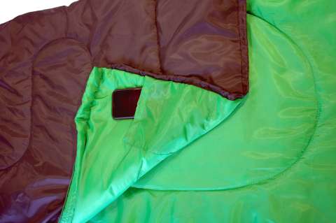 Спальный мешок High Peak Easy Travel/+5°C Anthra/Green Left (20068)