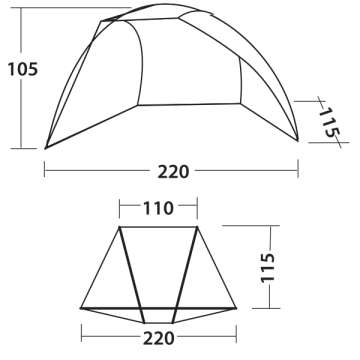 Палатка Easy Camp Bay 50 Ocean Blue (120296)