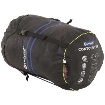 Спальный мешок Outwell Contour Lux Reversible/-3°C Red Left (230367)