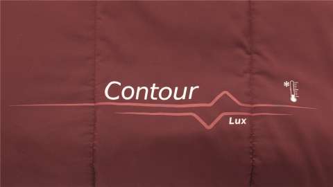 Спальный мешок Outwell Contour Lux Reversible/-3°C Red Left (230367)
