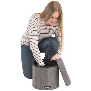 Органайзер кемпинговый Outwell Dawlish Low Seat & Storage Grey Melange (470367)