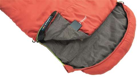 Спальный мешок Outwell Campion Lux/-1°C Red Left (230356)