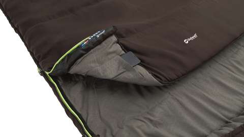 Спальный мешок Outwell Campion Lux Double/-1°C Brown Left (230370)