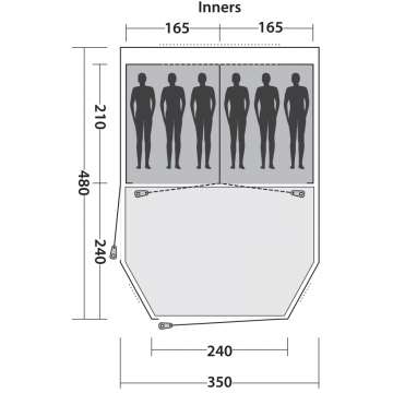 Палатка Easy Camp Huntsville 600 Red (120341)