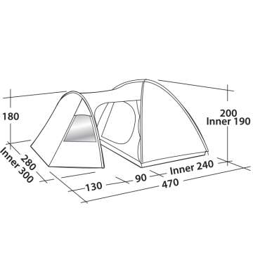 Палатка Easy Camp Eclipse 500 Rustic Green (120387)