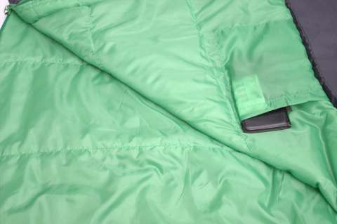 Спальный мешок High Peak Lite Pak 800/+8°C Anthra/Green Left (23272)