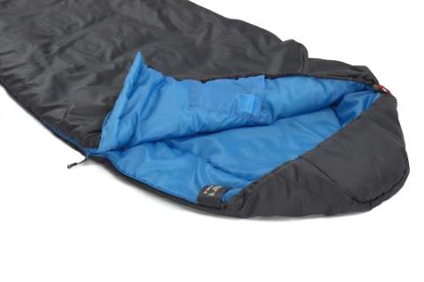 Спальный мешок High Peak Lite Pak 1200/+5°C Anthra/Blue Left (23277)