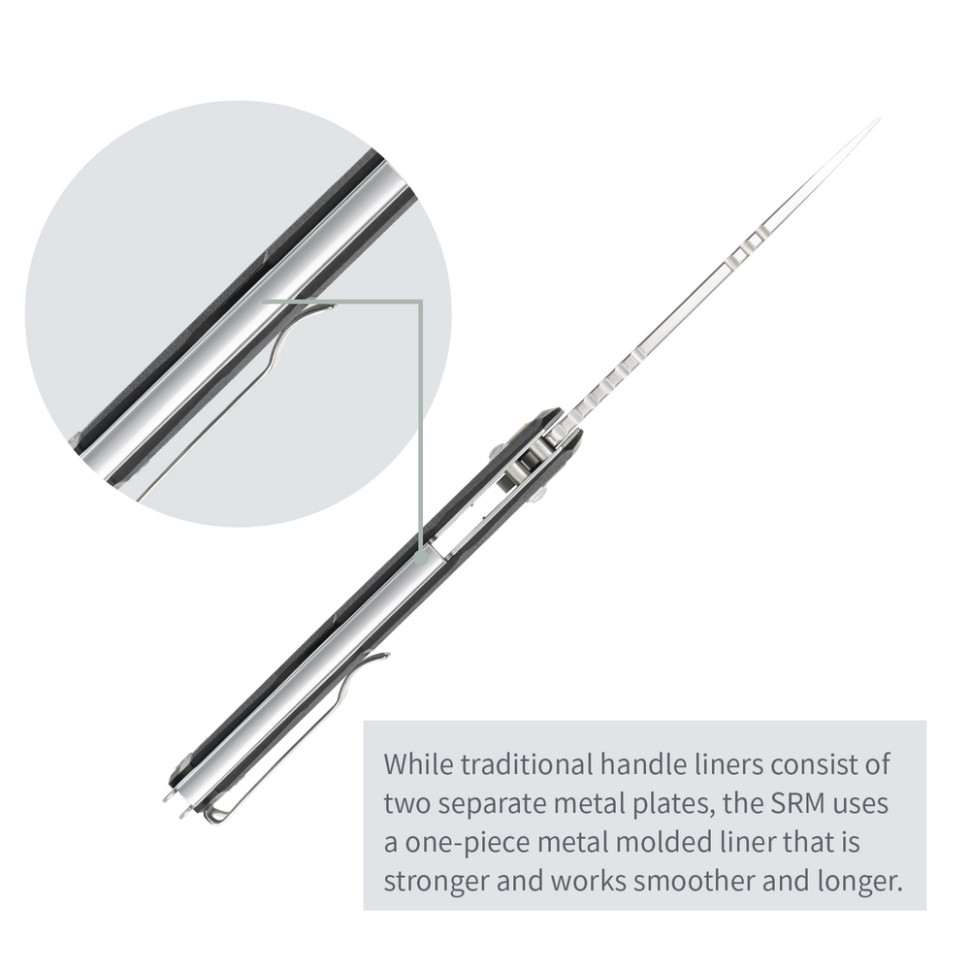 Ніж складаний SRM Mirage 239X-GB, чорний