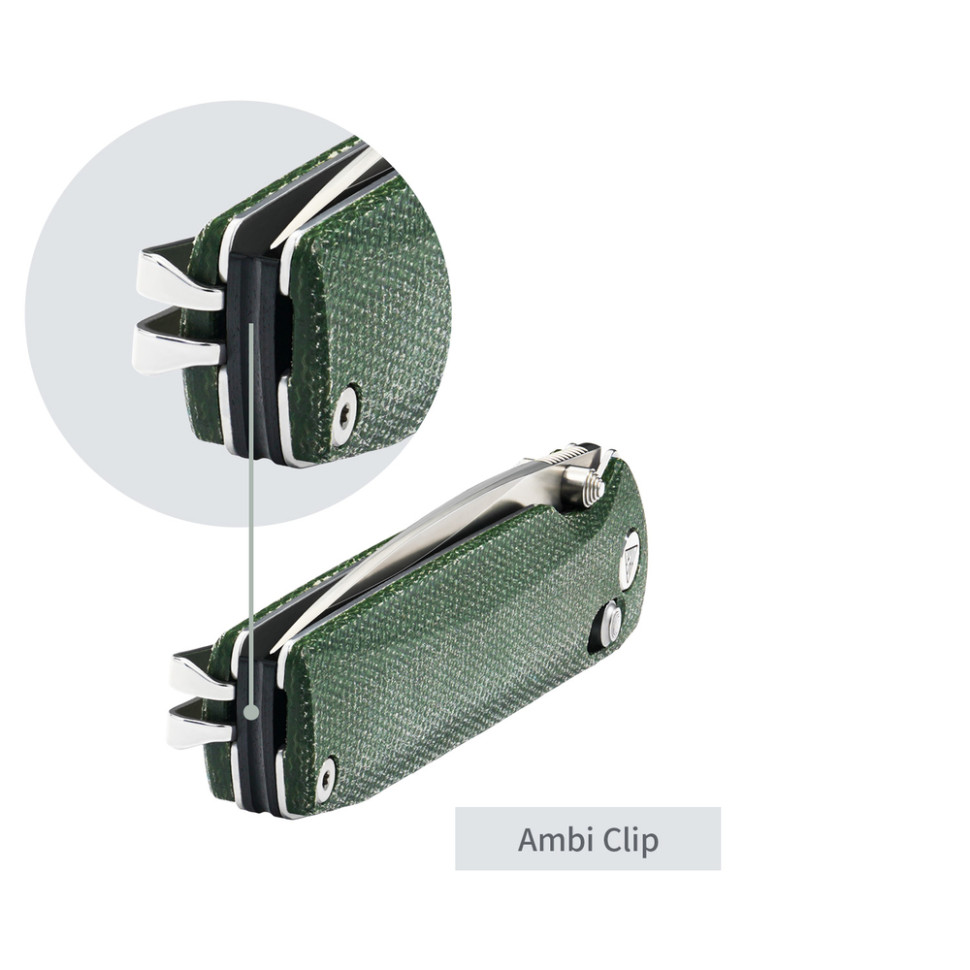 Ніж складаний SRM Terrier 258L-MG2, зелений