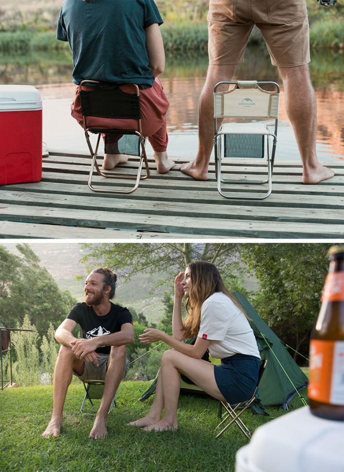 Стілець розкладний Naturehike MZ01 NH18M001-Z, хакі