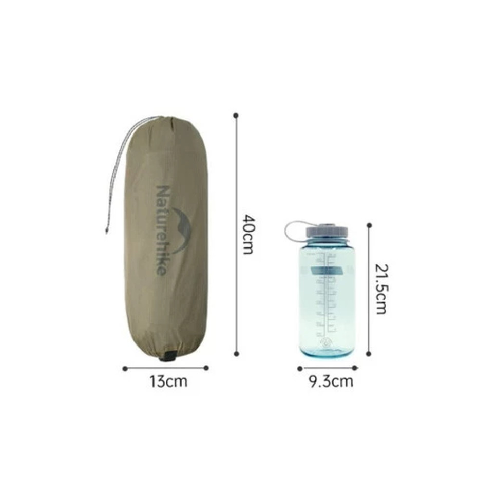 Намет надлегкий двомісний  з футпринтом Naturehike Cloud Up Pro CNK2350WS020,  20D, світлий сірий