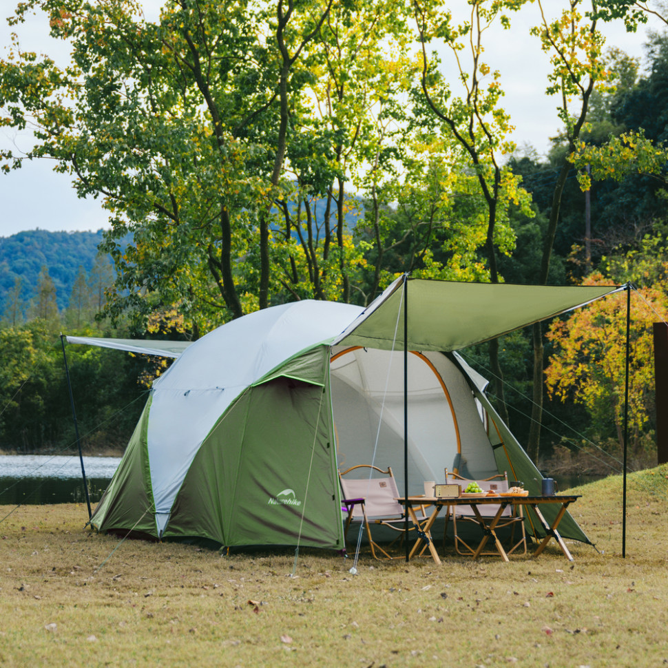 Намет чотиримісний Naturehike KOTA 4 CNK2450WS041, темно-зелений
