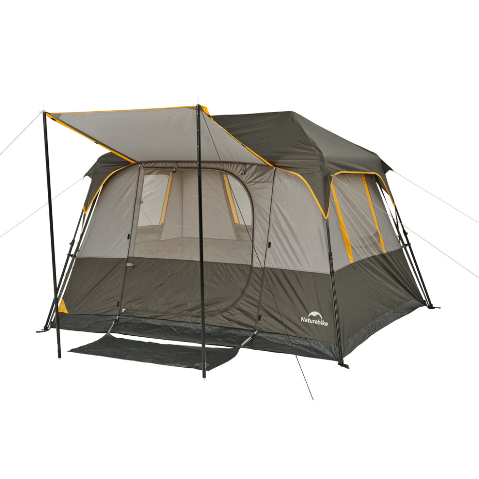 Намет чотиримісний Naturehike Cape Series 5.2 CNK2450WS037, сіро-коричневий