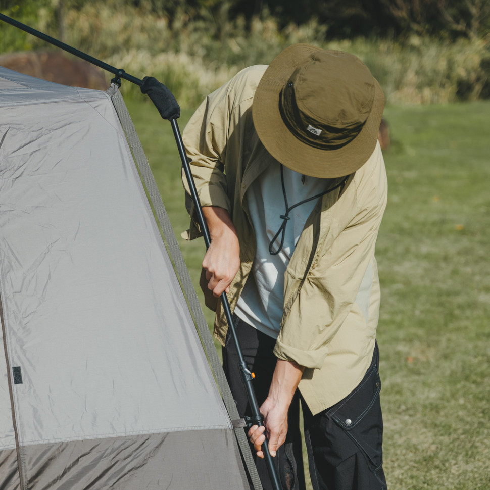 Намет чотиримісний Naturehike Cape Series 5.2 CNK2450WS037, сіро-коричневий